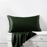 Online Hunter Green Silk Pillowcases UK