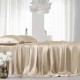 Online Beige 22 Momme Mulberry Silk Flat Sheet UK