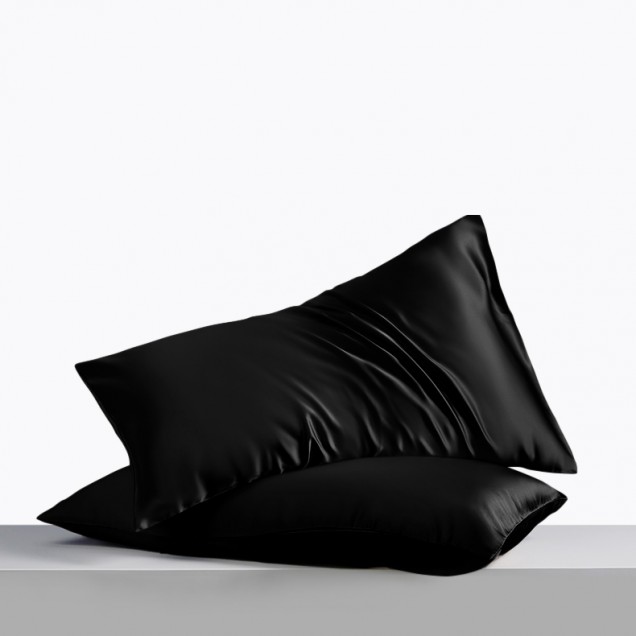 Online Black Envelope 22 Momme Mulberry Silk Pillowcase UK