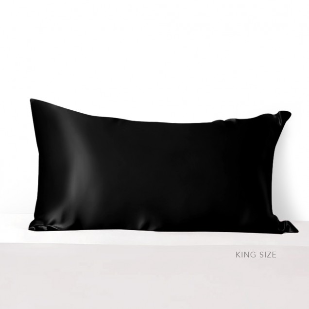 Online Black Envelope 22 Momme Mulberry Silk Pillowcase UK