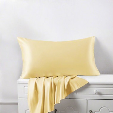 Online Gold Envelope 22 Momme Mulberry Silk Pillowcase UK