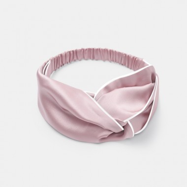 Online Suede Rose & Ivory Silk Headband UK